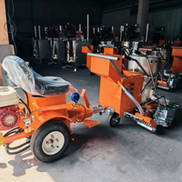 Machine de marquage routier robotisée tout-en-un chauffée pour la peinture des places de stationnement en bordure de route