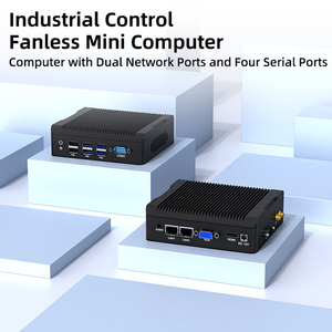 Mini PC industriel sans ventilateur Windows 11, processeur Intel N5095, mini PC <span class=keywords><strong>NUC</strong></span>, USB3.0*4, PC industriel embarqué sans ventilateur - Product Image 2