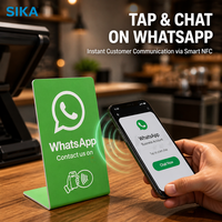 Carte NFC de commentaires Google, carte électronique avec puce Ntag213 pour avis Google sur les restaurants, carte de retour d'expérience à détection inductive en caoutchouc carrée