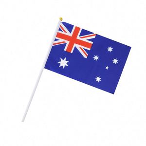 Wholesale Multi Size Custom Design Polyester Portable Hand <b>Flag</b> Plastic Pole-Flying Sporty Style All Countries Palestine - Product Image 5