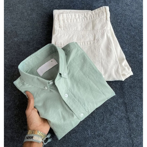 <span class=keywords><strong>Camicia</strong></span> da <span class=keywords><strong>Uomo</strong></span> 100% <span class=keywords><strong>Lino</strong></span> a Maniche Lunghe, Casual, Tinta Unita, Traspirante, in Puro <span class=keywords><strong>Lino</strong></span> - Product Image 4