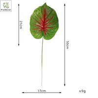 Offre Spéciale Real Touch Latex Palm Tropical Banana Leaf Monstera Artificielle Vert Plantes Décoratives Fête Des Mères Pâques Noël
