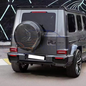 Ventes d'usine 2019-2025G-Class Station Wagon G63 Lèvre arrière W464 Diffuseur avant en carbone Style supérieur W Pare-chocs - Product Image 4