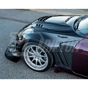 Guardabarros de fibra de carbono estilo 370Z ventilado para Nissan 370Z Z34 2008-2019 - Product Image 2