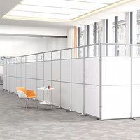 Cloison de séparation mobile pour bureau, cloison pliable pour salle, cloison roulante pour salle de conférence