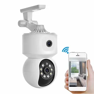 Caméra IP sans fil Full HD 1080P avec suivi automatique Caméra de sécurité dôme PTZ pour l'extérieur Détection humaine Caméra intelligente Cctv PTZ Wifi