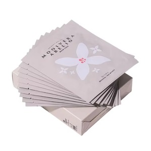 Masques faciaux coréens végétaliens aux herbes en gros, prêts à être expédiés, boîte de vente au détail avec code-barres, faible MOQ - Product Image 3