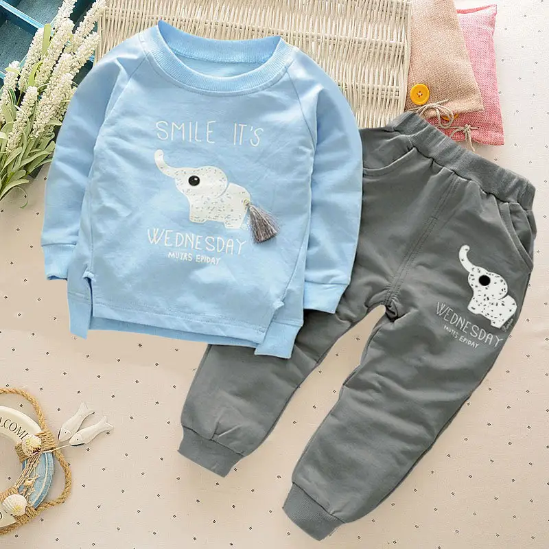 2024 kids suit boys hot selling two piece set boys long sleeve pullover sweatpants quickly dry boys autumn clothing sets
