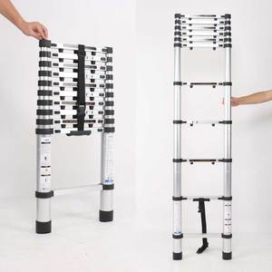 <span class=keywords><strong>Escalera</strong></span> telescópica <span class=keywords><strong>de</strong></span> <span class=keywords><strong>aluminio</strong></span> <span class=keywords><strong>de</strong></span> 9/11/13 peldaños, <span class=keywords><strong>plegable</strong></span>, <span class=keywords><strong>de</strong></span> doble peldaño, para exteriores, tipo telescópica. - Product Image 4
