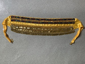 Wholesale 3 Row Gold Coin Crisp Voice Body <strong>Chain</strong> for <strong>Belly</strong> <strong>Dancing</strong> Performing Wrapped <strong>Waist</strong> Hip Scarf - Product Image 5