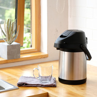 Palanca de gran tamaño, bomba térmica aislada de acero inoxidable, bomba termo de café, airpot