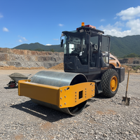 Compacteur vibrant à tambour unique BM8000, moteur diesel Cummins, entièrement hydraulique et articulé, pour travaux routiers