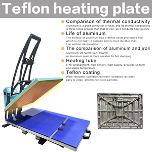 Prensa Térmica de Escritorio Compacta - Diseño Ligero para Talleres Pequeños y Uso Doméstico - Product Image 4