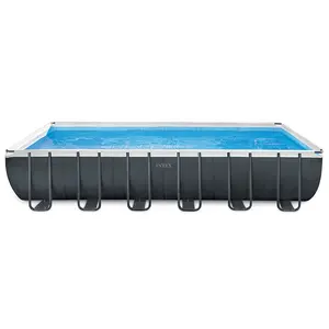<span class=keywords><strong>Intex</strong></span> 26364 24 фута Открытый над землей металлический каркас бассейн для продажи с аксессуарами - Product Image 1
