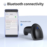 Lector de Códigos de Barras Láser 1D Xincode de Alto Rendimiento, Escáner de Códigos de Barras Inalámbrico USB 2.4G para Supermercados y Almacenes X-660B