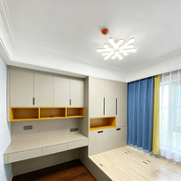 Solution d'aménagement intérieur haut de gamme de style romantique français : chambre tatami et dressing intégré