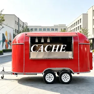 Remolque de Comida Móvil para Viajes Familiares, Carrito de Helados y Café, Camión de Comida, Precio al por Mayor - Product Image 1