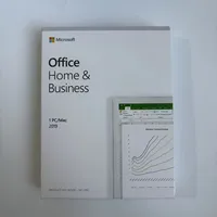 Office Hogar y Empresas 2019 para PC, Caja Original en Inglés, Activación 100% Global, Clave de Licencia en Línea para Office 2019 HB, Paquete Completo