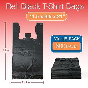 Bolsa retráctil de HDPE negro de tamaño de supermercado, Comestibles reciclables, venta al por menor de plástico PE, productos para el hogar, venta directa de fábrica en relieve - Product Image 5