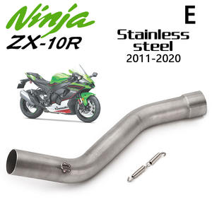 Per Kawasaki NINJA ZX-10R ZX10R 2011-2020 di scarico per moto modifica slip on tubo <span class=keywords><strong>blu</strong></span> inossidabile 51mm collegamento centrale tubo di <span class=keywords><strong>fuga</strong></span> - Product Image 5