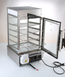 Cibo Piroscafo A Vapore 5 Tier Display In Vetro Vetrina 5 livelli Panino Usato Mini Cibo A Vapore - Product Image 3