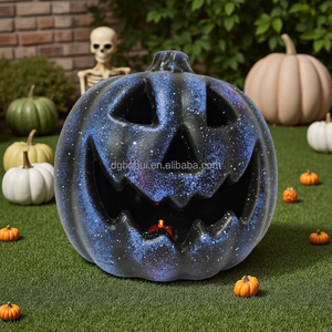 Wholesale Halloween Home Garden Ornament Halloween Decorations <b>Door</b> Hanging Pumpkin LED at Home Spooky Pumpkin <b>Lights</b> - Product Image 2