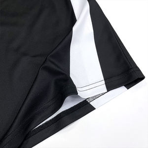 Camiseta de moda de manga media personalizada, logotipo bordado por sublimación, ropa deportiva de calle, camiseta recortada de ajuste cuadrado de fútbol - Product Image 5