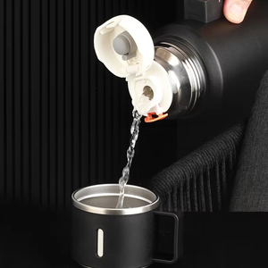 Su misura fiaschetta stile 800ml minimalista isolato bottiglia d'acqua eco-friendly portatile Thermos infusore per bere tè Logo - Product Image 6