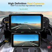 Écran de navigation GPS pour moto de 7 pouces, moniteur PND, Android Auto, WiFi intégré, affichage de navigation portable