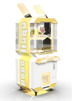 Machine à grue d'arcade à monnayeur, bar à prix, à service libre, pour centre commercial, durable, multicolore, avec interface en anglais, produit phare