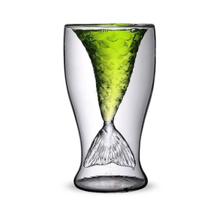 Tasses de noël en verre borosilicate, à <span class=keywords><strong>double</strong></span> <span class=keywords><strong>paroi</strong></span>, borosilicate, originales, pour hommes - Product Image 3