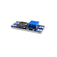 Stabilizer regulator voltase daya MT3608, modul penguat DC-DC, Input 2A, Output 2-24v 5-28v