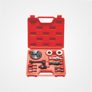 Kit de <span class=keywords><strong>13</strong></span> pièces pour dépose de poulie de vilebrequin et d'équilibreur harmonique, comprenant <span class=keywords><strong>4</strong></span> plaques extractrices et 9 adaptateurs filetés - Product Image 5