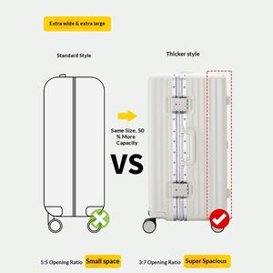 Wholesale Fashionable <strong>Light</strong> Weight Travel <strong>Suitcase</strong> 70/30 Split <strong>Large</strong> Capacity Sturdy Durable Thickened Trolley case 360 Degree - Product Image 2