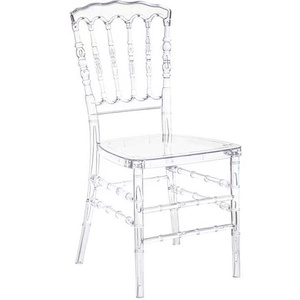 Haute qualité milieu du siècle <span class=keywords><strong>Victoria</strong></span> moderne sans bras fête de mariage en plastique cristal Transparent clair <span class=keywords><strong>chaise</strong></span> pour <span class=keywords><strong>chaise</strong></span> d'événement - Product Image 1