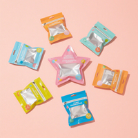 Sachet Doypack Personnalisé Jetable Refermable à Fermeture Hermétique 3,5g en Mylar avec Fermeture Éclair et Découpe, pour Bonbons, Chewing-gum, Gelée, Chips de Pommes de Terre