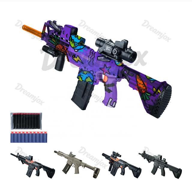 MRD0101Bb New Trending Foam Blaster Desert Eagle Style Glow in the Dark for Children Play Night Time Play Fun
