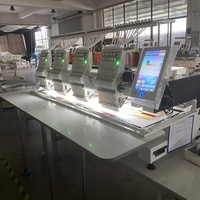 Machine à broder industrielle entièrement automatique à 6 aiguilles et 6 têtes, prix d'usine