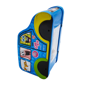 Hucha de juguete personalizada de <span class=keywords><strong>Bob</strong></span> <span class=keywords><strong>Esponja</strong></span> de Longsheng, de hojalata ecológica, con forma irregular, certificada ISO9001 - Product Image 5