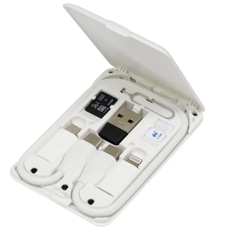 Boîte d'accessoires de téléphone défectueux Cartes de câble USB Organisateur de câble Boîte de support de gestion