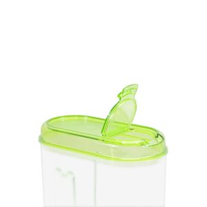 Set di contenitori per alimenti, 4 pezzi, ermetici, con coperchi salvafreschezza, 0,5 l, 1 l, 1,5 l, 2,35 l, per pasta, cereali, snack - Product Image 3