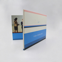 Cartes de vœux numériques vidéo personnalisées avec écrans de tailles variées, capacités de mémoire, écrans LCD HD en plastique, invitations de mariage, livres commerciaux