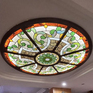 Vitral Decorativo Personalizado con Patrón Vibrante y Dinámico, Resistente a la Intemperie, para Ventanas de Techo, Puertas, Hogares, Dormitorios, Iglesias y Uso Médico - Product Image 4