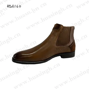 法国LXG潮流风格疯马歌舞秀皮革上官鞋尖趾穿式男士制服鞋印度价格HSA160