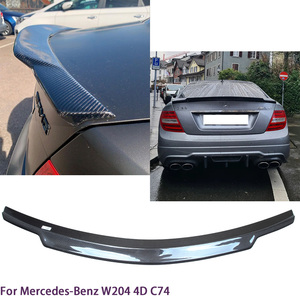 For C-Class W204 4Door C74 Style Carbon Fiber Rear Spoiler Trunk Wing 2007-2014 - Product Image 2