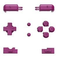 Ensemble de boutons L/R A/B D-Pad pour console NDSL - Kits de boutons complets de qualité supérieure pour Nintendo DS Lite