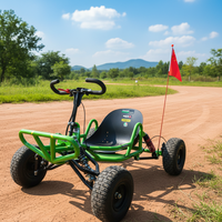 Kart à essence tout-terrain 90cc pour adultes, quatre roues, pneus résistants à l'usure de 6 pouces, mini kart de plage pour enfants, modèle très populaire