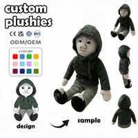 Fabricant de jouets en peluche personnalisés, peluche de haute qualité, chien en peluche, pieuvre réversible, oreiller pieuvre, jouet en peluche chien Olaf personnalisé