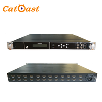 Codificador Modulador HD MI 4 8 12 16 20 24 H.264 con Entrada IP a DVB-C/T RF para Sistema CATV