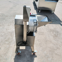 Industriële hogesnelheids 3D groentesnijmachine automatische aardappel ui okra snijapparatuur voedselverwerkings productielijn